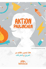Broschüre in Arabisch "Aktion Paulinchen - So schützen Sie Ihr Kind vor Verbrennungen und Verbrühungen"